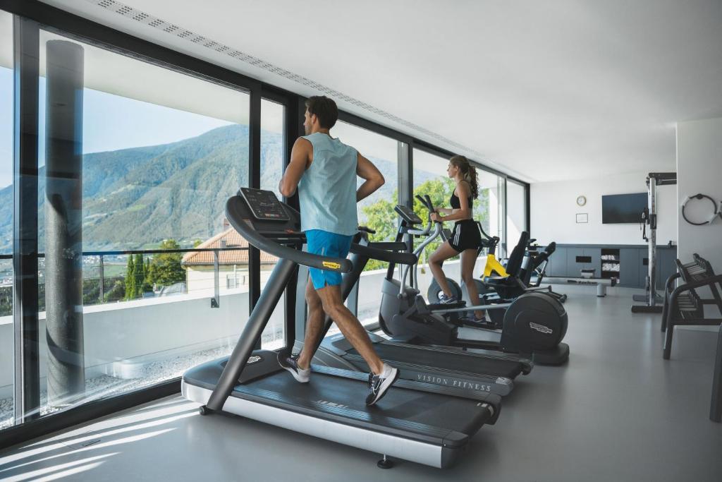 Fitness centrum a/nebo fitness zařízení v ubytování Hotel Gartner