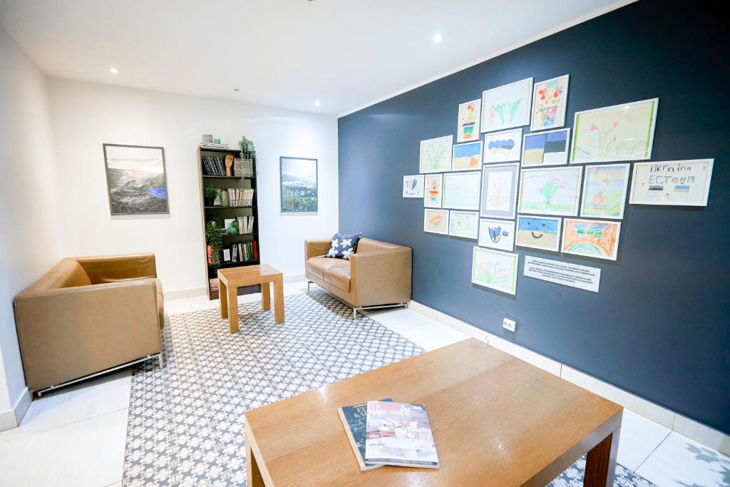 Posezení v ubytování Hotel Dzingel