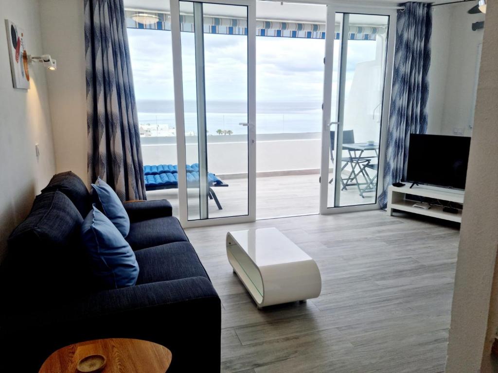 Posezení v ubytování Oceanview apartment