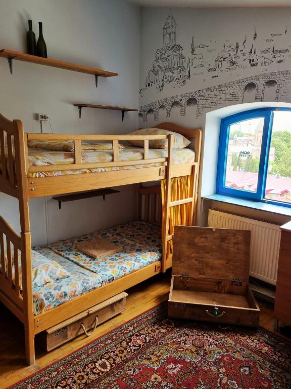 Postel nebo postele na pokoji v ubytování Namaste Hostel
