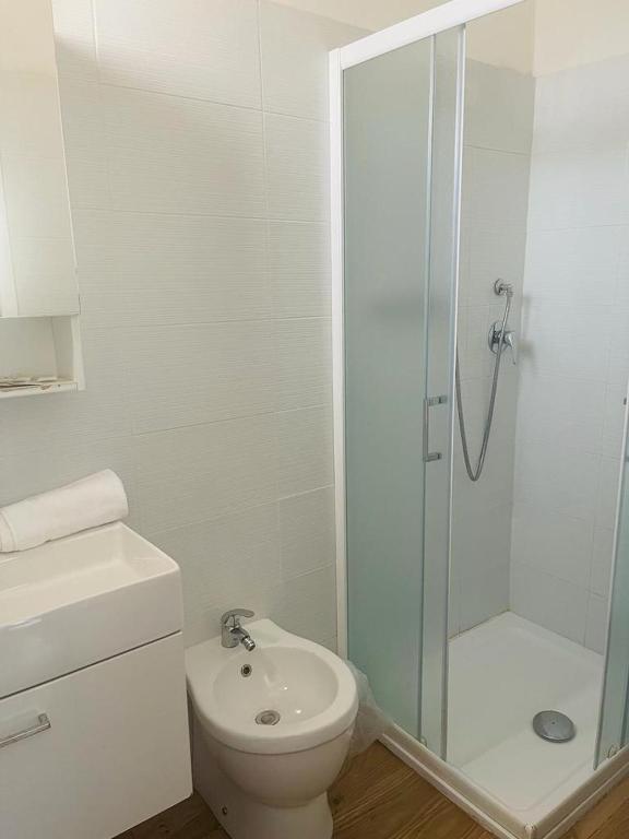 Koupelna v ubytování Hotel Vianello