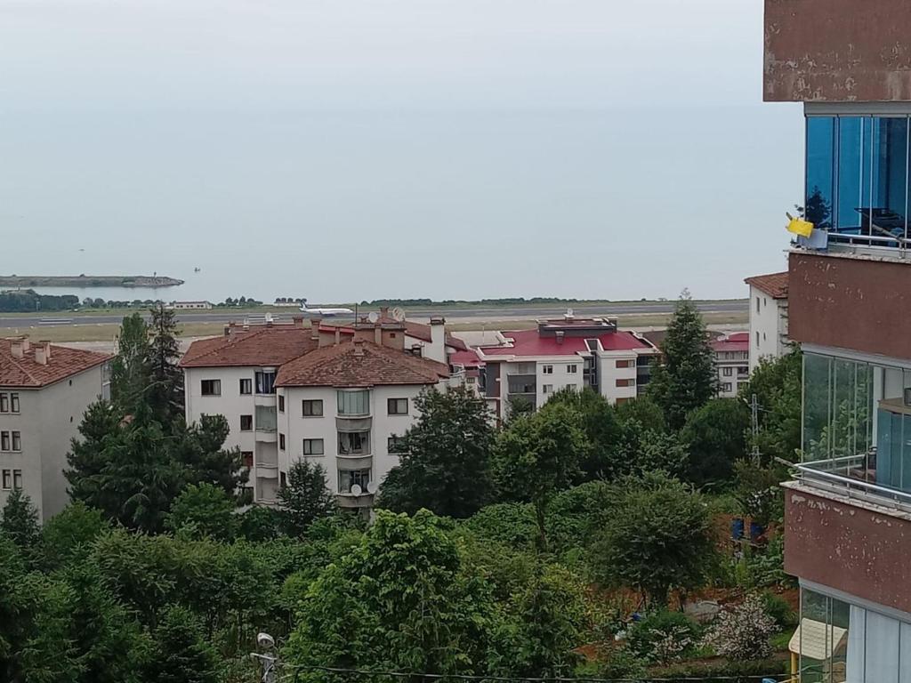 a view of a city with buildings and trees at Guest House in Trabzon
