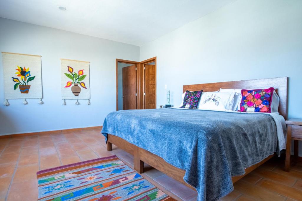 Postel nebo postele na pokoji v ubytování Casa de Tillie