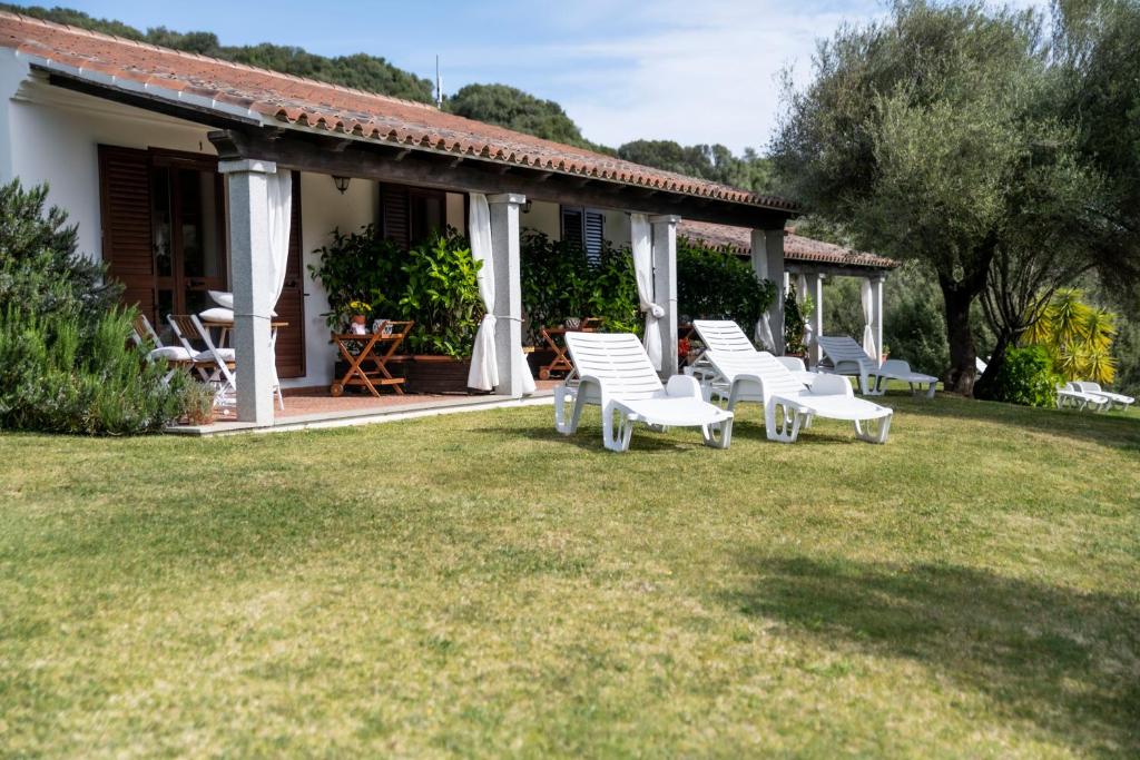 Zahrada ubytování Agriturismo Sa Mendhula