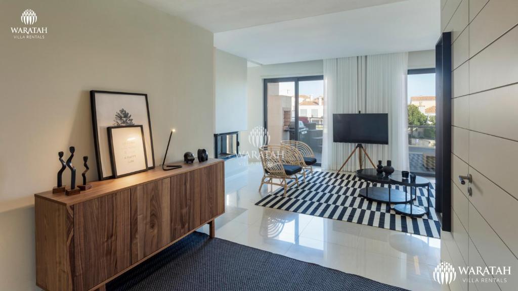 Χώρος καθιστικού στο Apartment Micaela
