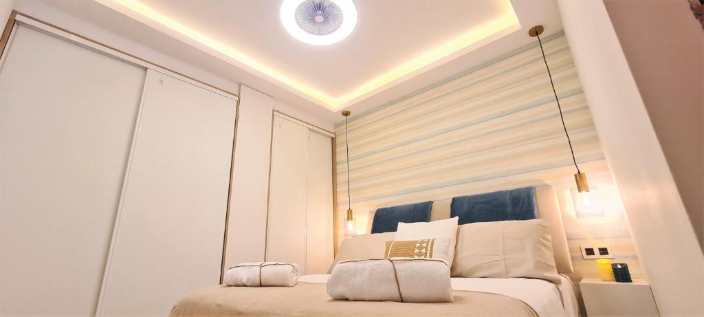 Posteľ alebo postele v izbe v ubytovaní Apartment Línea de Playa