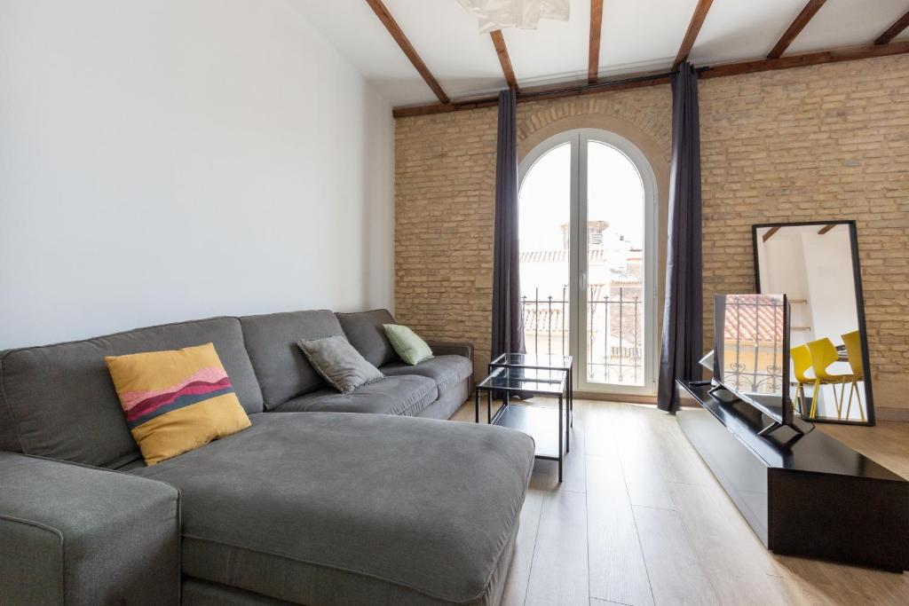 Posezení v ubytování SB2 - Apartamento moderno 2 dormitorios, 4º sin ascensor, muy céntrico