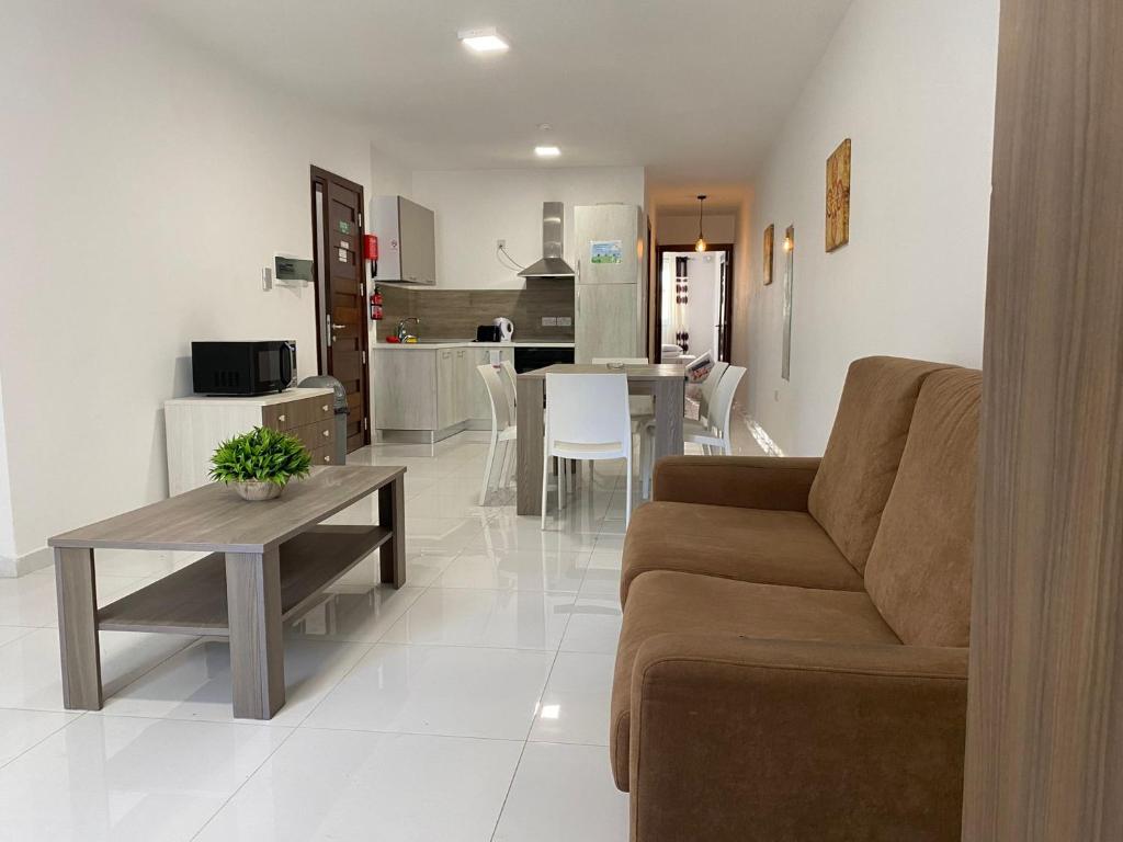 Kuchyň nebo kuchyňský kout v ubytování Sunrise Court