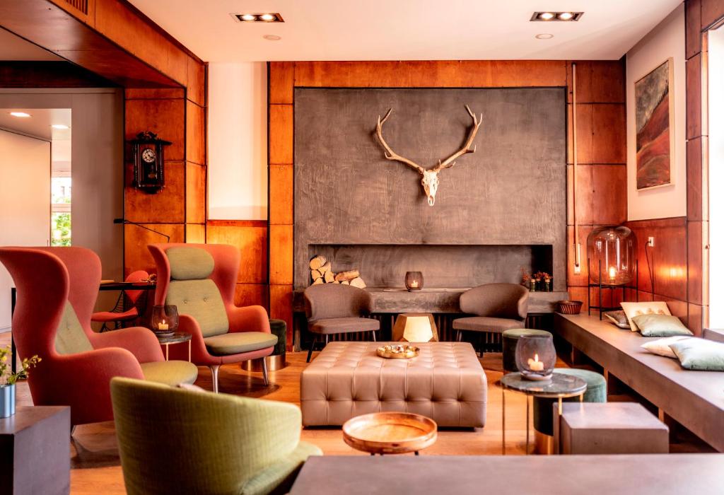 Posezení v ubytování Das Eckert - Lifestyle Design Hotel & Fine Dining bei Basel (Grenzach)