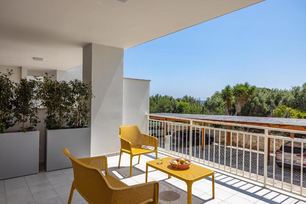 Balkón nebo terasa v ubytování Color Dream Residence