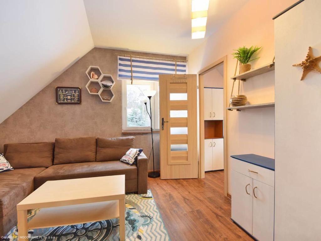 Χώρος καθιστικού στο Apartament Kamyczek