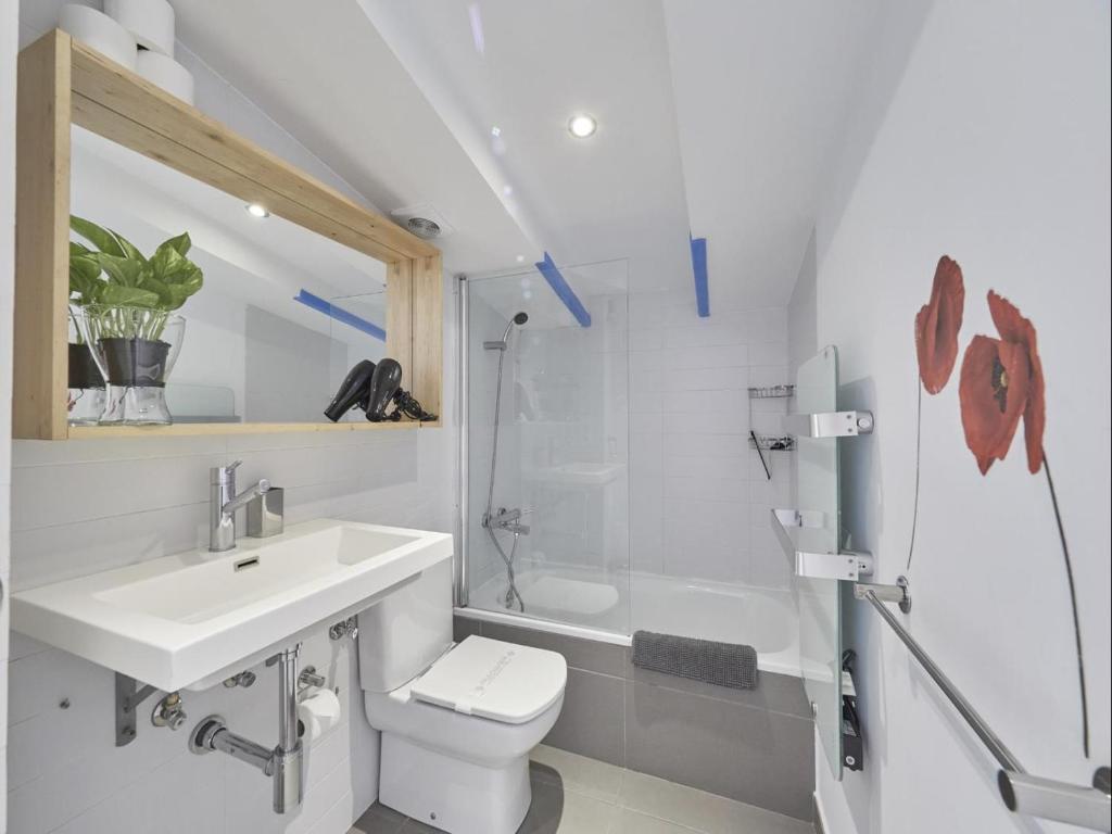 Kúpeľňa v ubytovaní Loft Miro Apart Barcelona