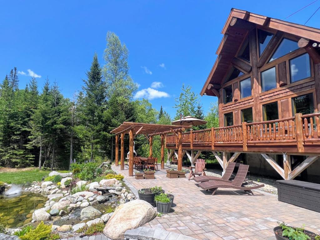 WML stunning log home in Bretton Woods, AC, 2person Jacuzzi, indoor