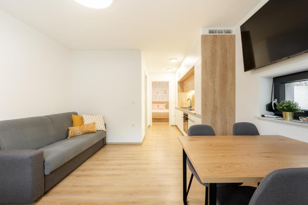 Posezení v ubytování Apartments Gros