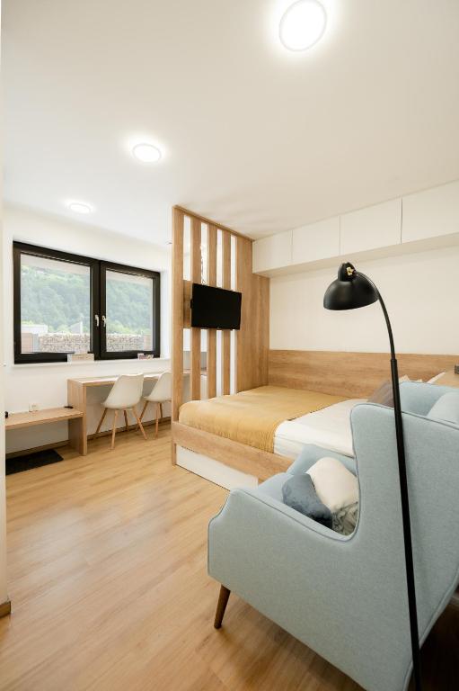 Posezení v ubytování Apartments Gros