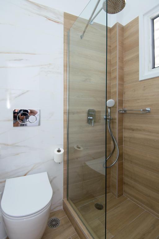 Koupelna v ubytování Hotel Sofia