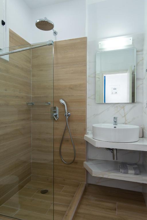 Koupelna v ubytování Hotel Sofia