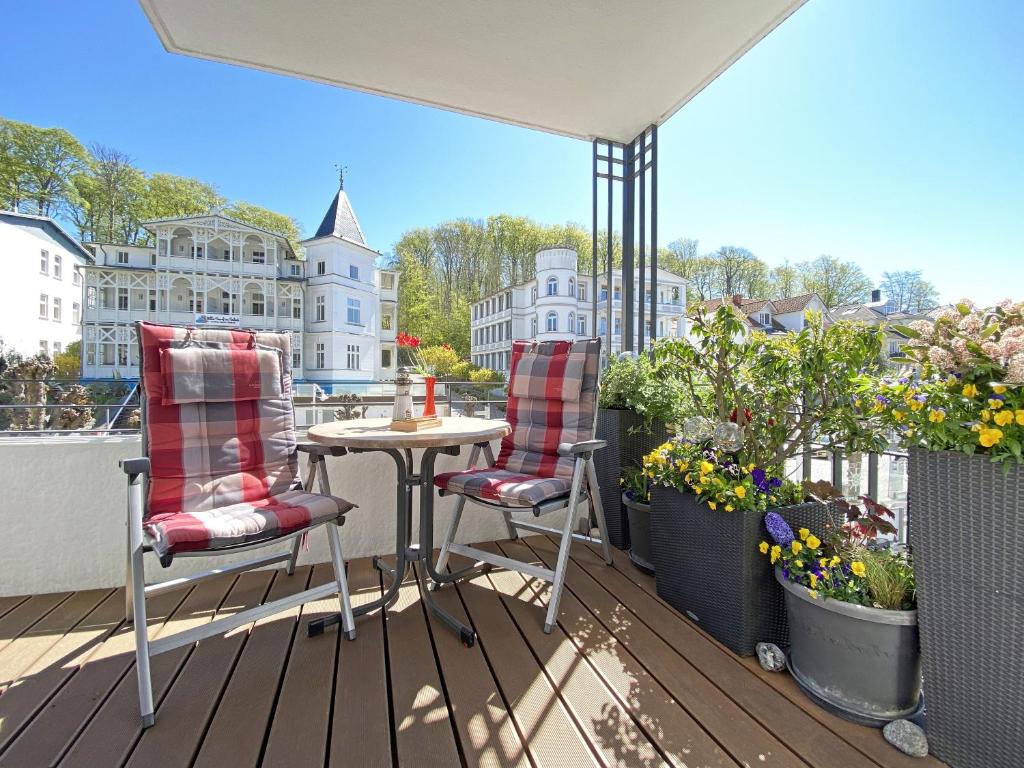 Villa Lena - Ferienwohnung 02 mit Balkon (Süd/Ost), Ostseebad Sellin ...