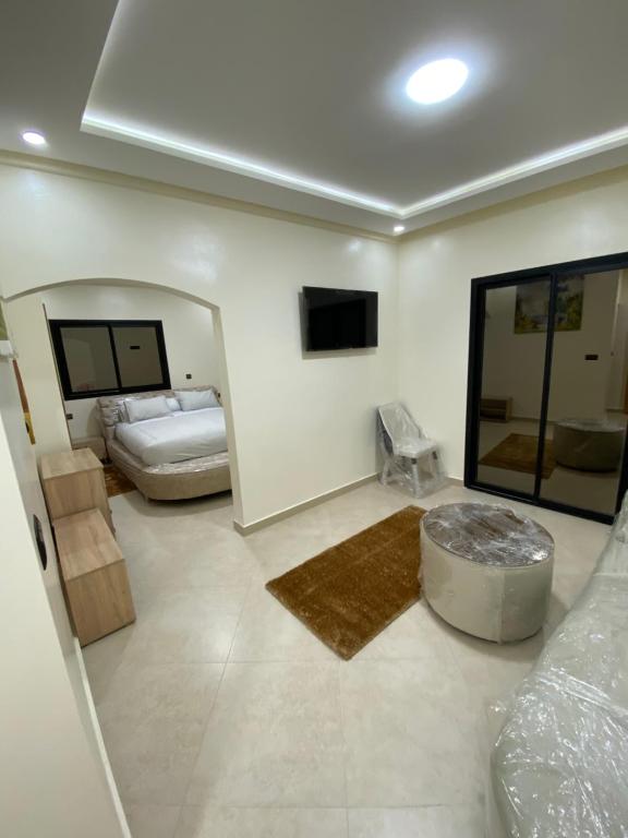 Letto o letti in una camera di Le ruban d’or