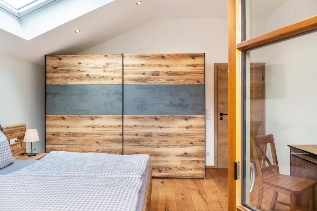 Postel nebo postele na pokoji v ubytování Ferienwohnung Vrenal