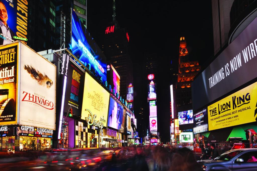 Nespecifikovaný výhled na destinaci New York nebo výhled na město při pohledu z hotelu
