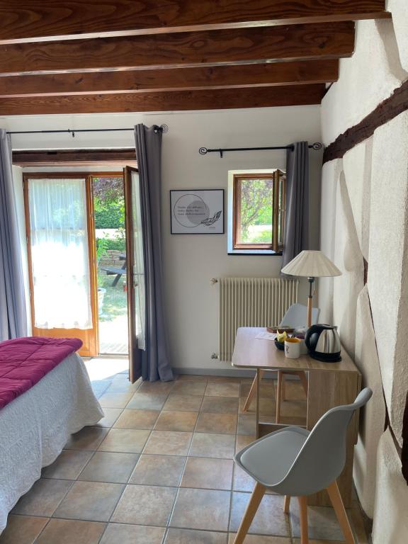 Postel nebo postele na pokoji v ubytování Inspirations - Chambres d'hôtes