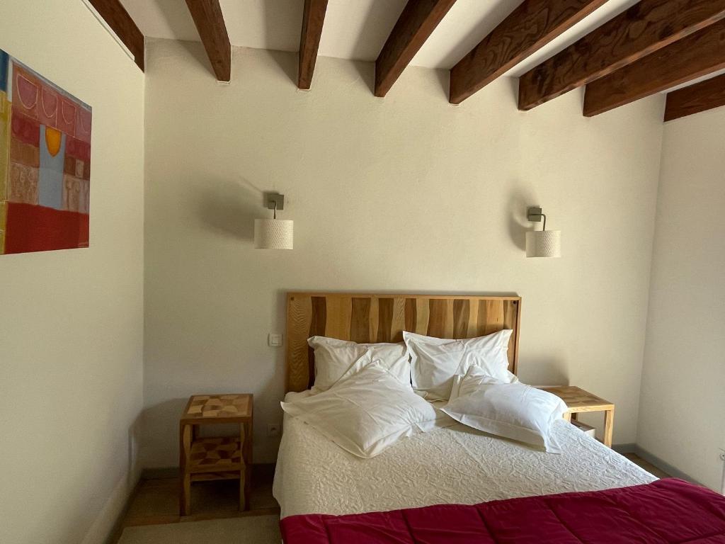 Postel nebo postele na pokoji v ubytování Inspirations - Chambres d'hôtes