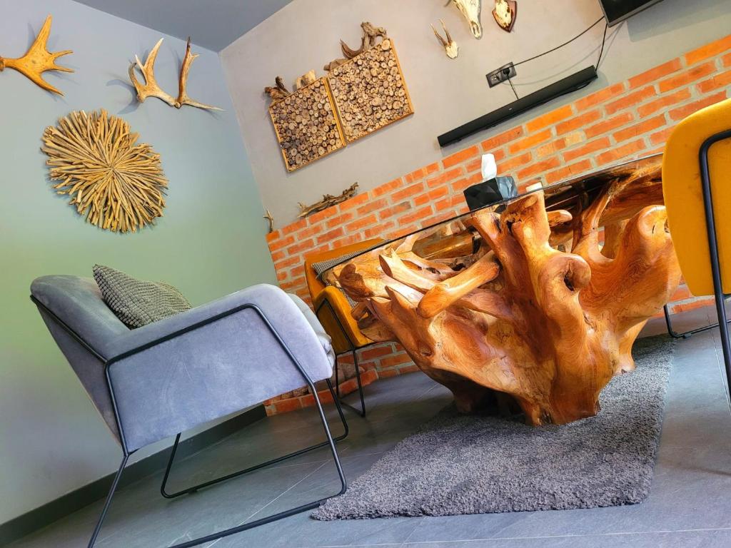 Posedenie v ubytovaní Apartament SPOKOLOKO Mysliwski