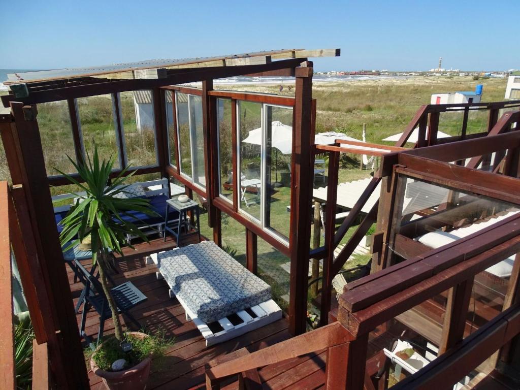 Balkón nebo terasa v ubytování Carmela Suites Cabo Polonio