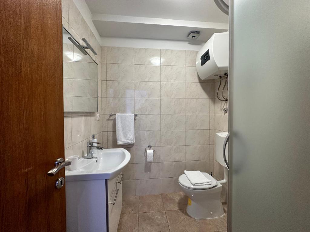 Koupelna v ubytování Villa Dante