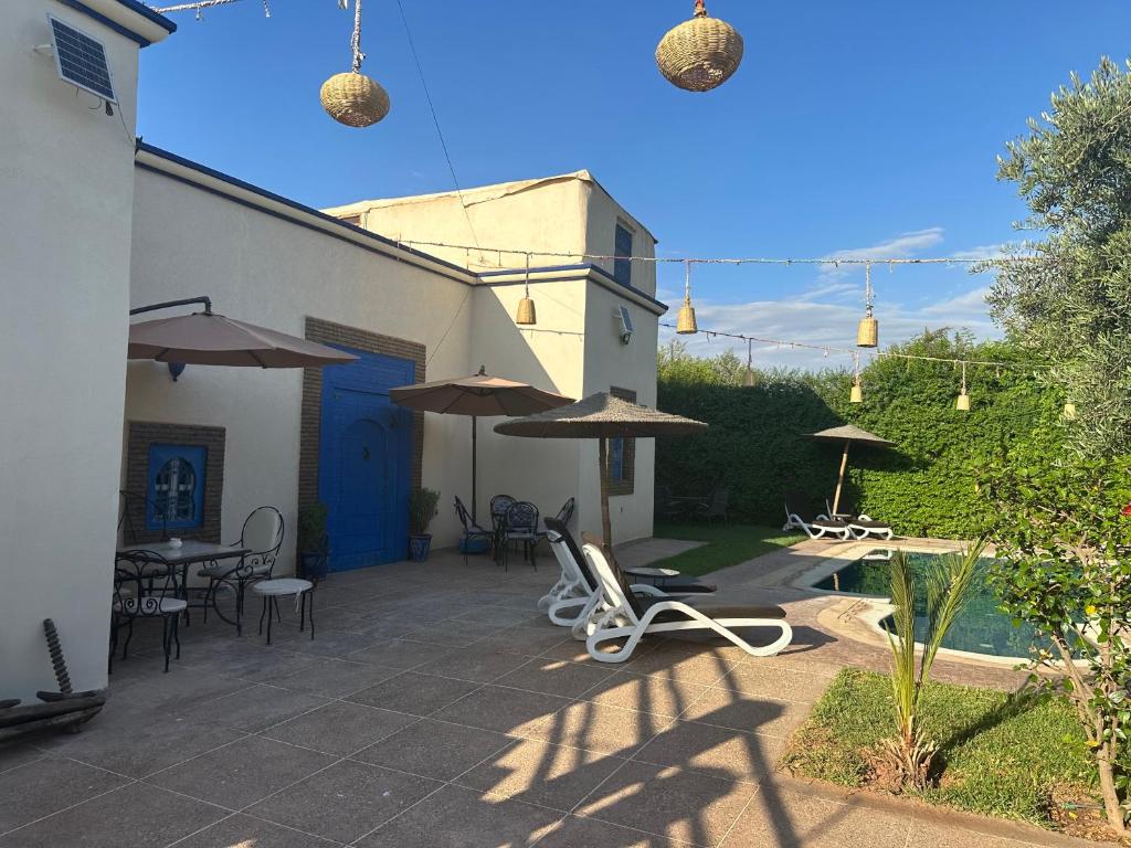 Bazén v ubytování Oasis Merasi Marrakech nebo v jeho okolí