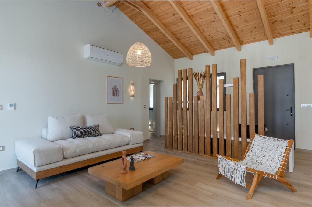 Posezení v ubytování J&C Luxury Villa