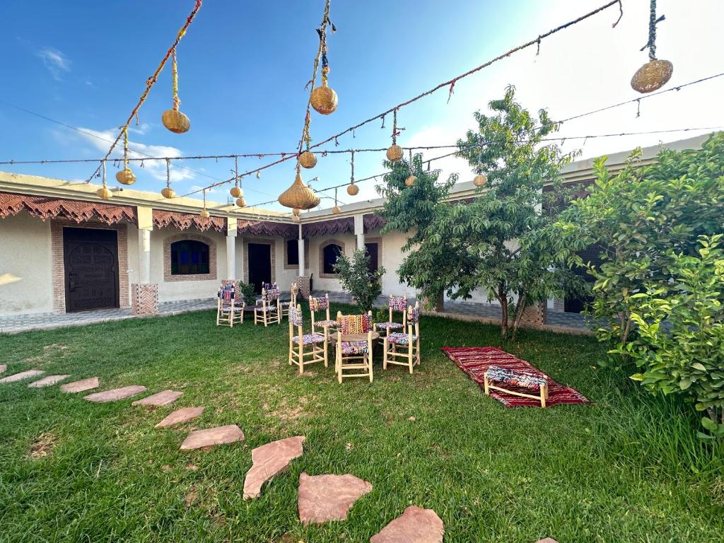 Zahrada ubytování Oasis Merasi Marrakech