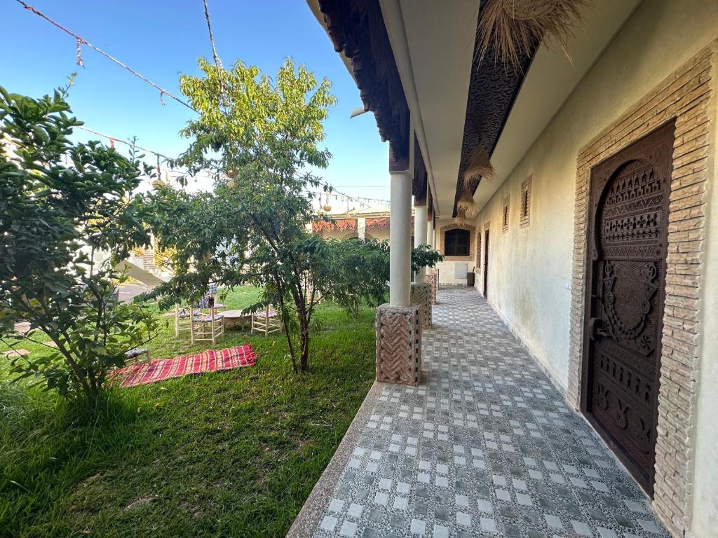 Zahrada ubytování Oasis Merasi Marrakech