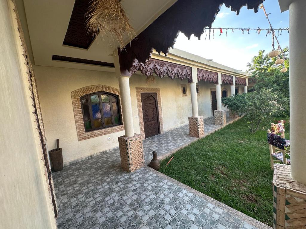 Zahrada ubytování Oasis Merasi Marrakech