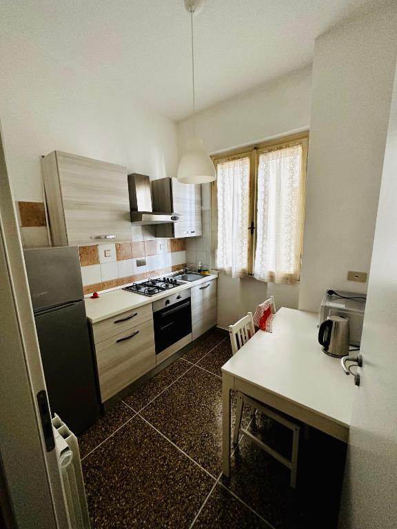 Kuchyňa alebo kuchynka v ubytovaní City Rooms