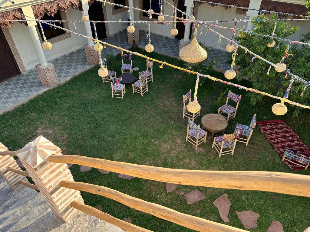 Zahrada ubytování Oasis Merasi Marrakech