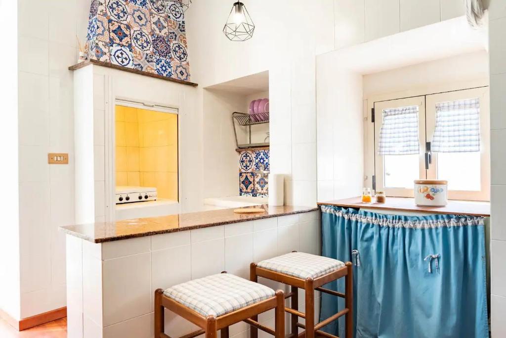 Kuchyň nebo kuchyňský kout v ubytování B&b SAN LORENZO