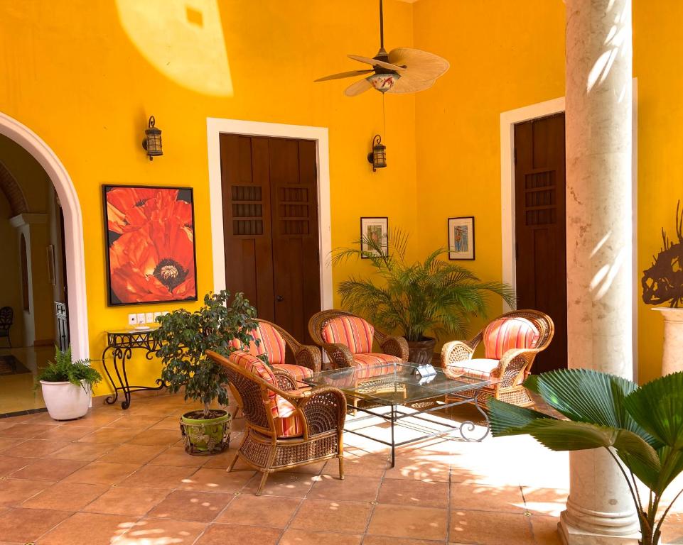 Posezení v ubytování Casa Oasis Guest House and Spa