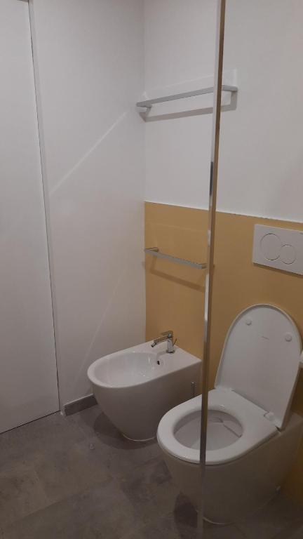Koupelna v ubytování Locanda Göghin