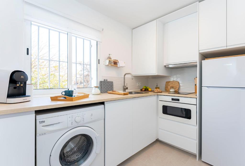 Kuchyňa alebo kuchynka v ubytovaní Apartamento de un dormitorio cerca de la playa