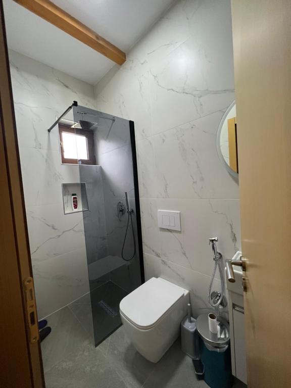 Koupelna v ubytování Guesthouse Villa Gurra