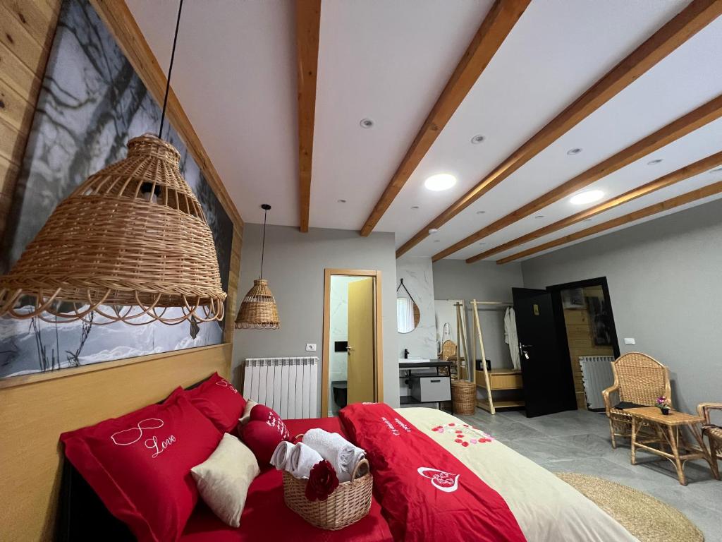 Postel nebo postele na pokoji v ubytování Guesthouse Villa Gurra