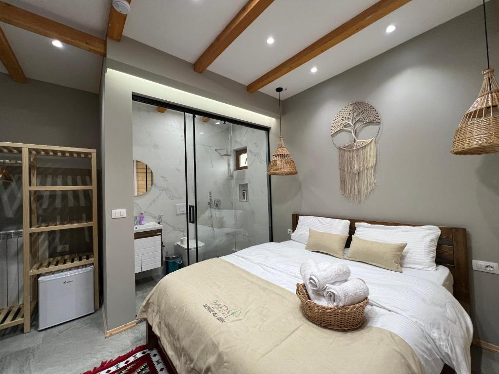 Postel nebo postele na pokoji v ubytování Guesthouse Villa Gurra