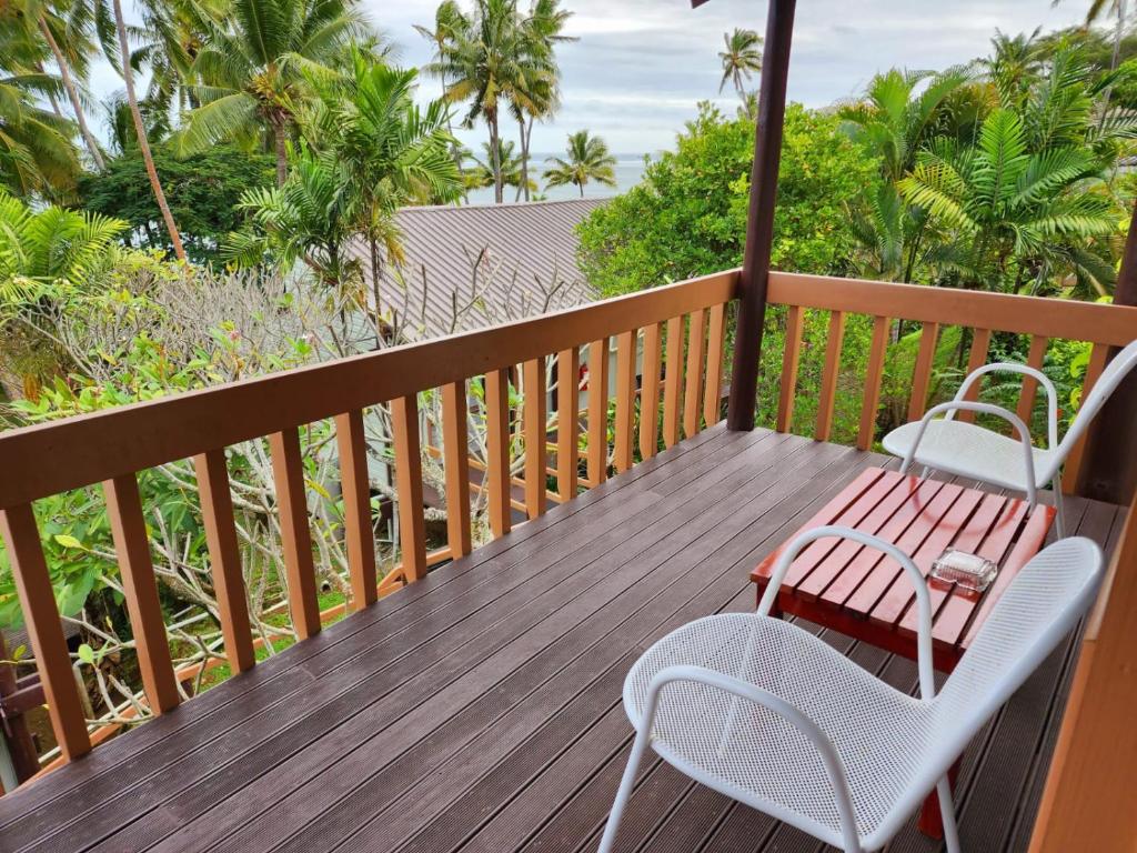 Balkón nebo terasa v ubytování The Crow's Nest Resort Fiji