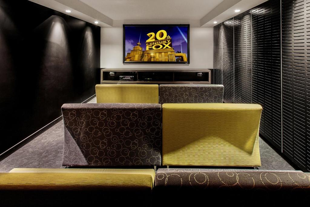 Posezení v ubytování Code Apartments