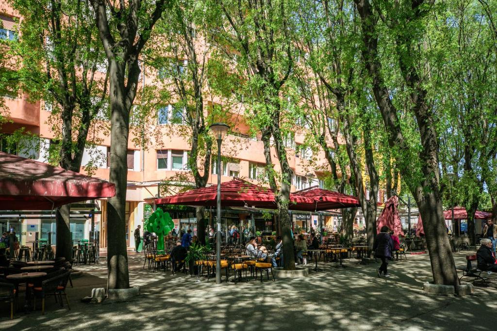 Budynek, w którym mieści się apartament