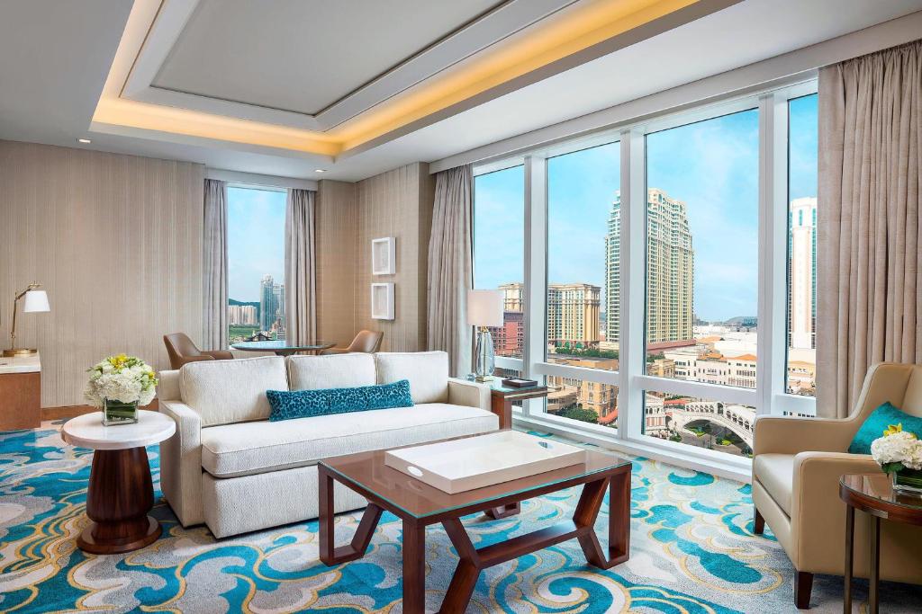 Posezení v ubytování St. Regis Macao