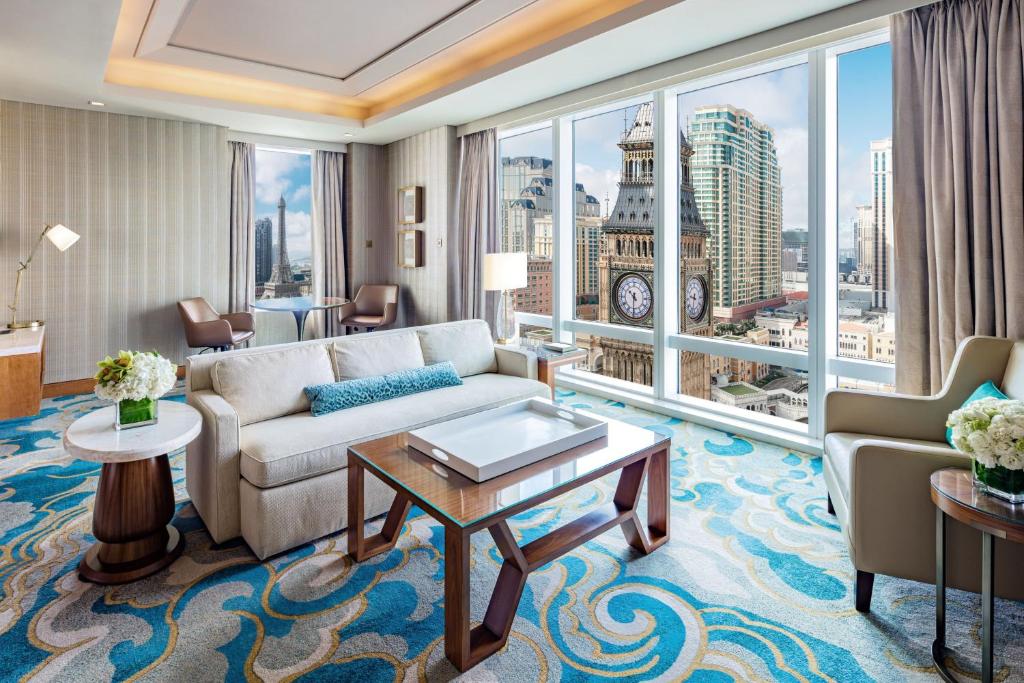 Posezení v ubytování St. Regis Macao