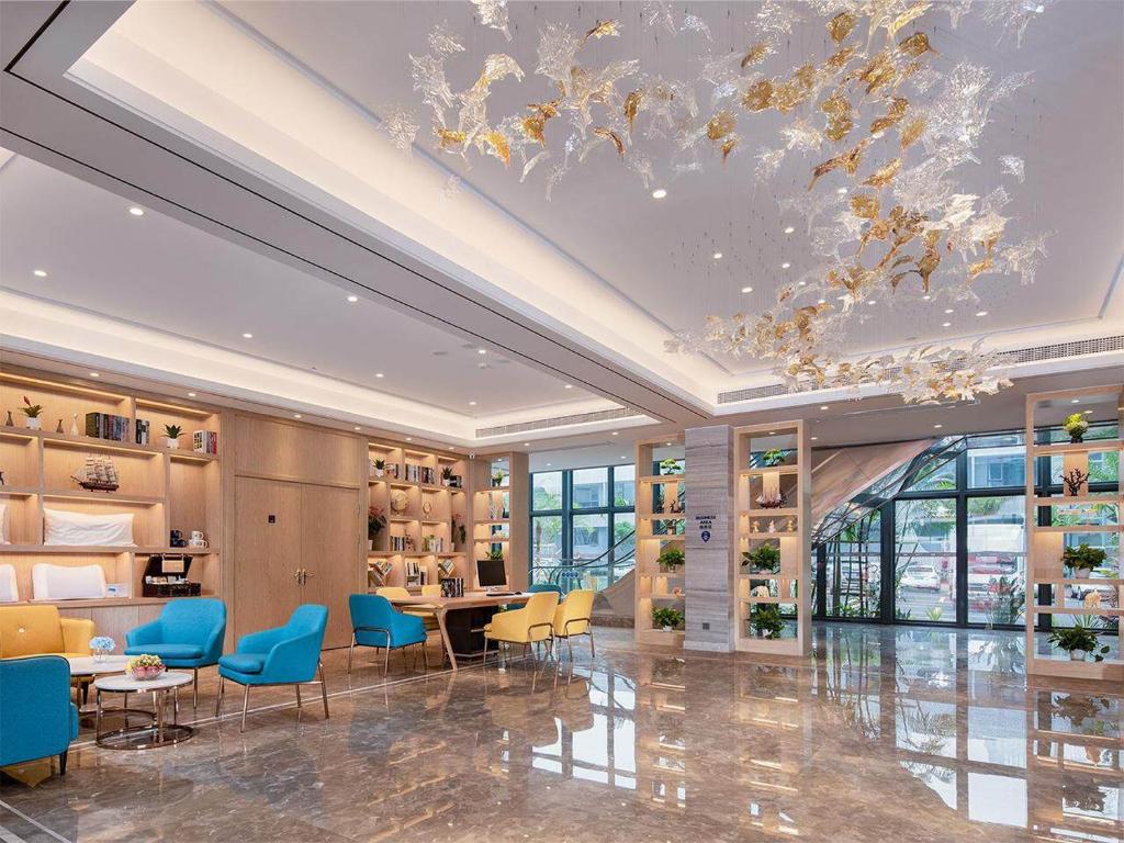 Posezení v ubytování Kyriad Hotel Zhongshan University of Science and Technology